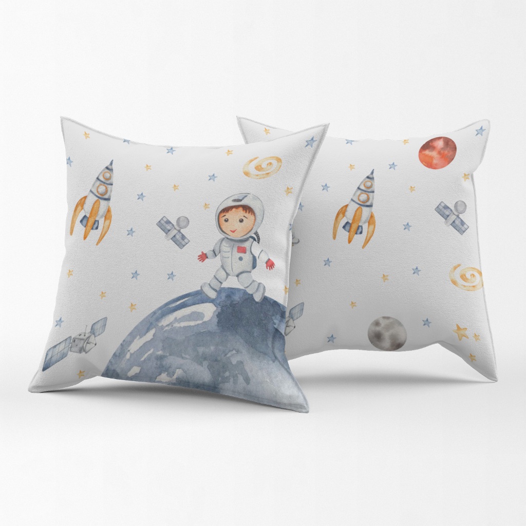 Almofada Infantil Decorativa 40x40 Astronauta em Oferta na Shopee