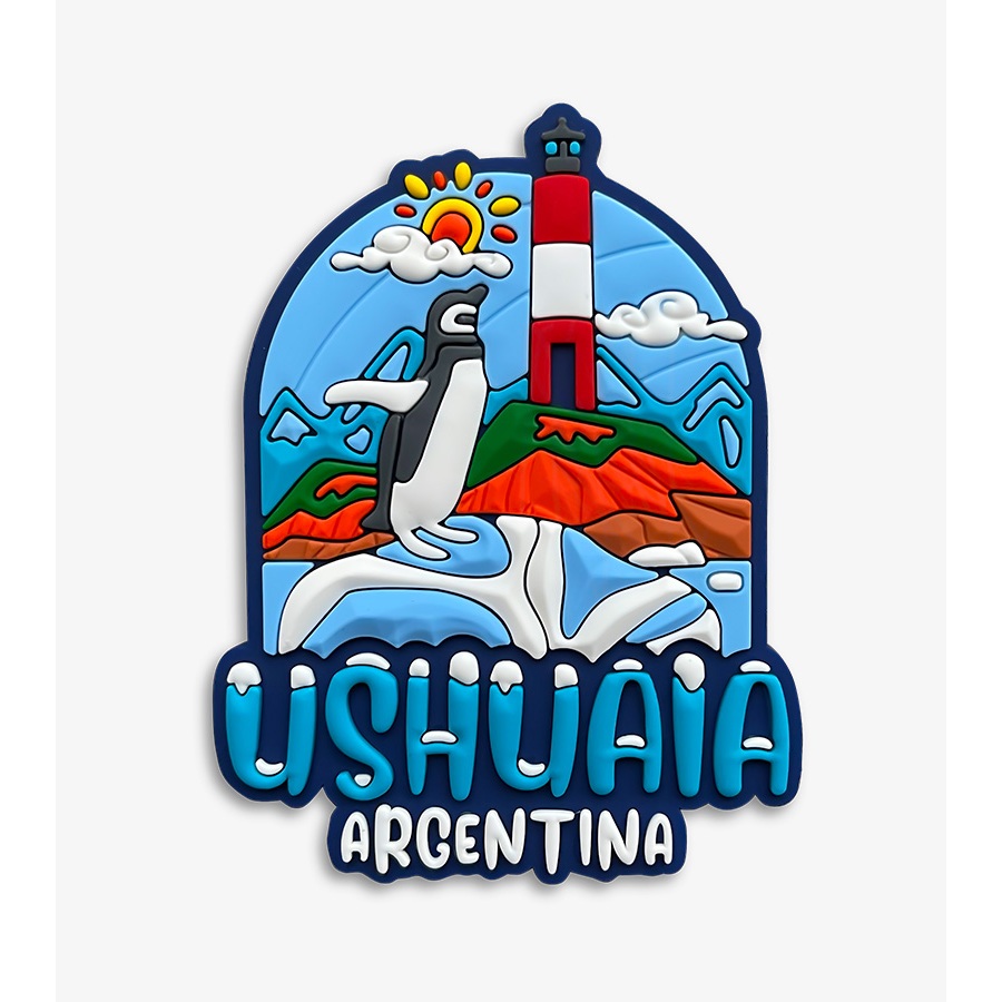 Ímã de Ushuaia Argentina – Ímã de Geladeira Emborrachado