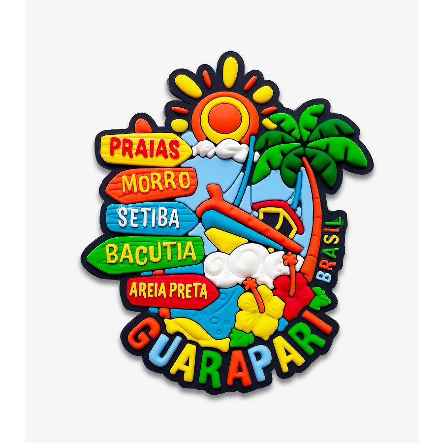 ímã de Guarapari ES – Ímã de Geladeira Emborrachado