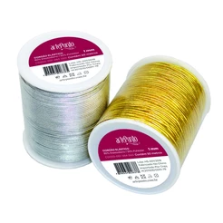 Cordão Elástico Metalizado CD002 1mm ArtePunto 50m