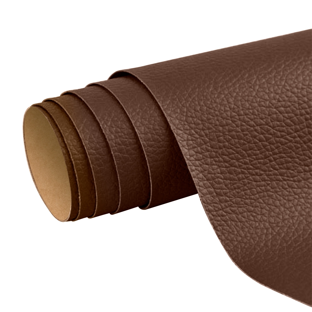 Papel de Parede Adesivo para Revestimento de Móveis e Parede no Modelo Couro Marrom Escuro 50x137cm em Oferta na Shopee
