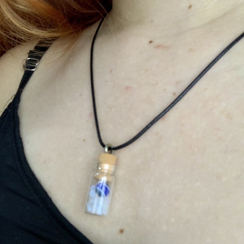 Colar Potinho de Sal Grosso Proteção Contra Inveja  Amuleto Olho Grego Protetor Pimenta  Contra Mal Olhado em Oferta na Shopee