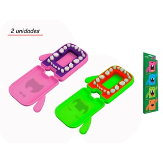Kit 2 Unidades Estojo Educativo Porta Dentes de Leite - Álbum Infantil Organizador Dental ...
