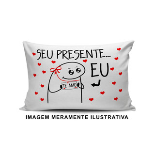 almofada flork eu sou seu presente 20 cm x 27 cm