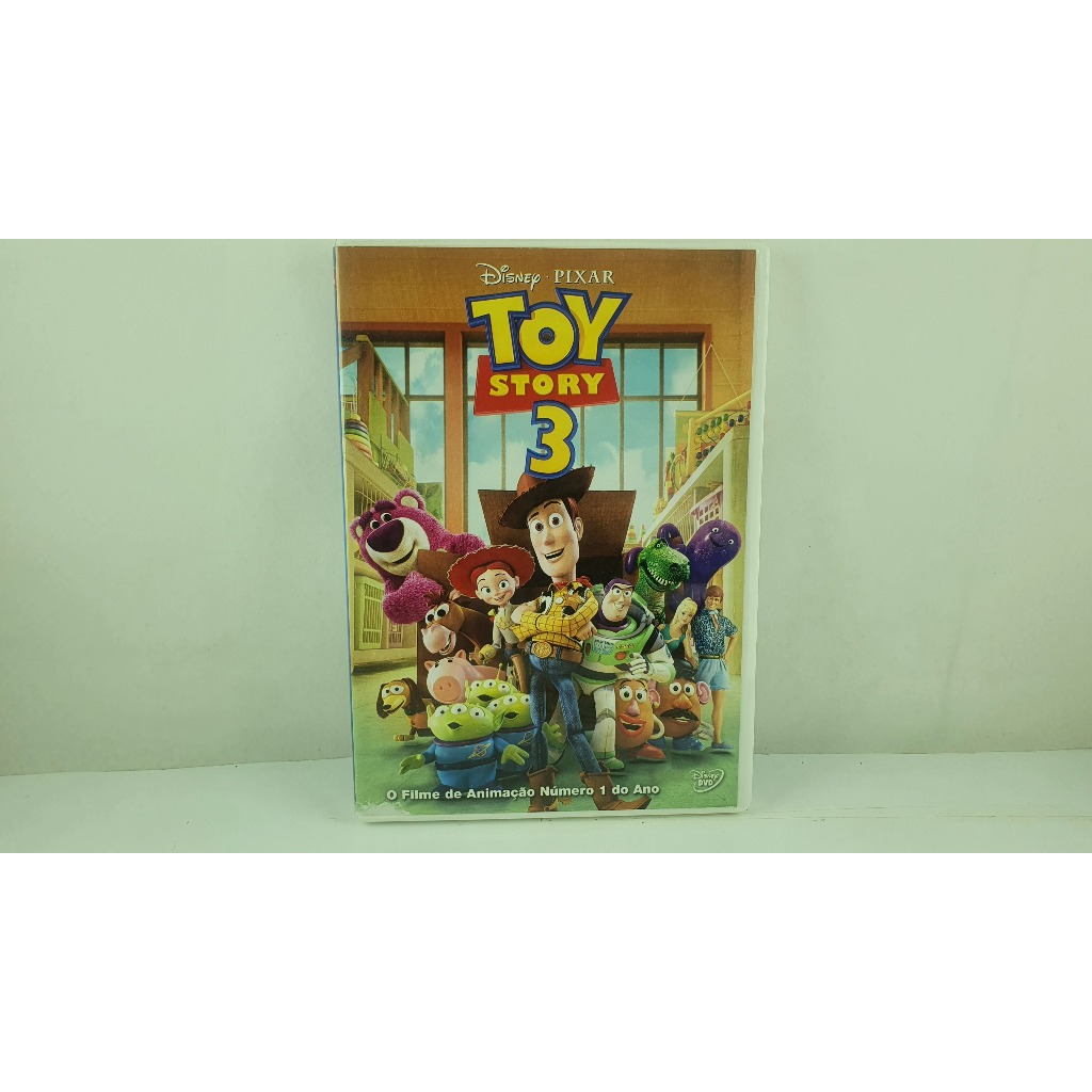 DVD Original Animação Toy Story 3 Coleção Disney Semi Novo