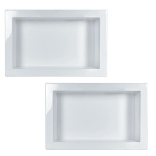 Nicho De Embutir Para Banheiro 30x60cm Branco Promoção KIT 2un em Oferta na Shopee
