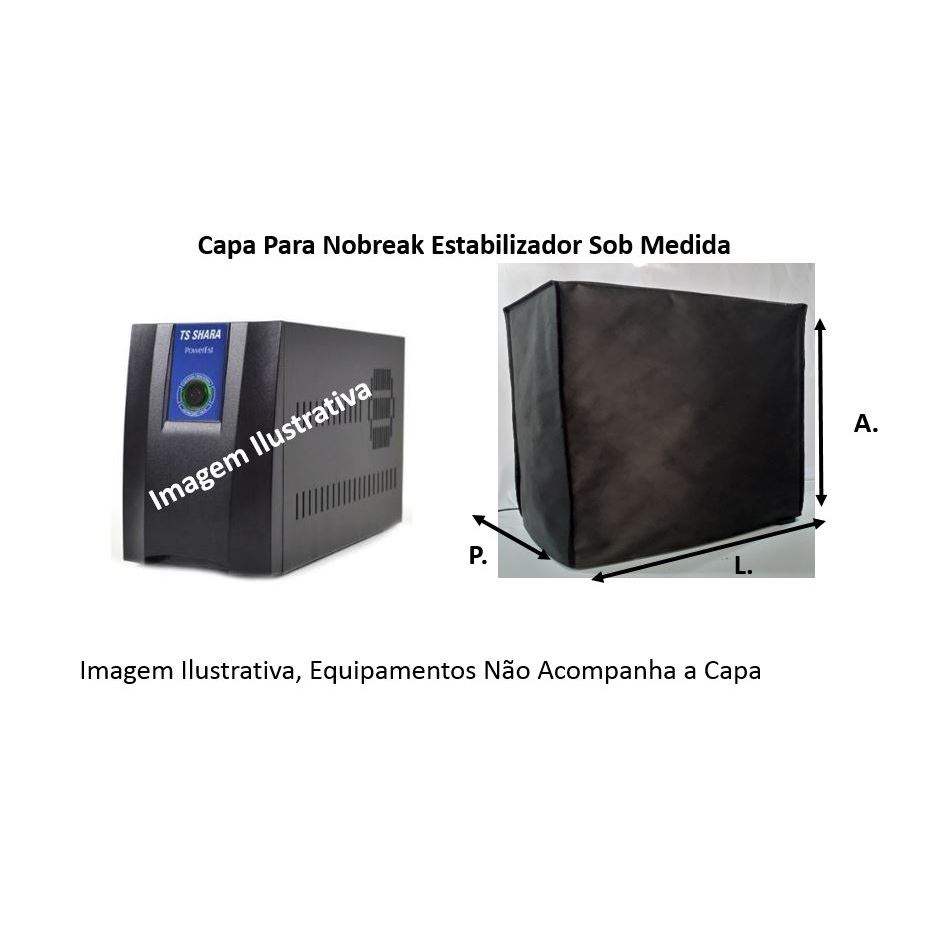 Capa Proteção Para Estabilizador Nobreak Sob Medida EM TNT Grosso Bonito Resistente Antipoeira.