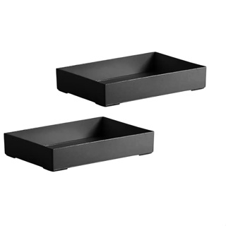 2 Bandeja Organizadora Acrilico Bar Café Banheiro Buffet 25X17X4,7 em Oferta na Shopee