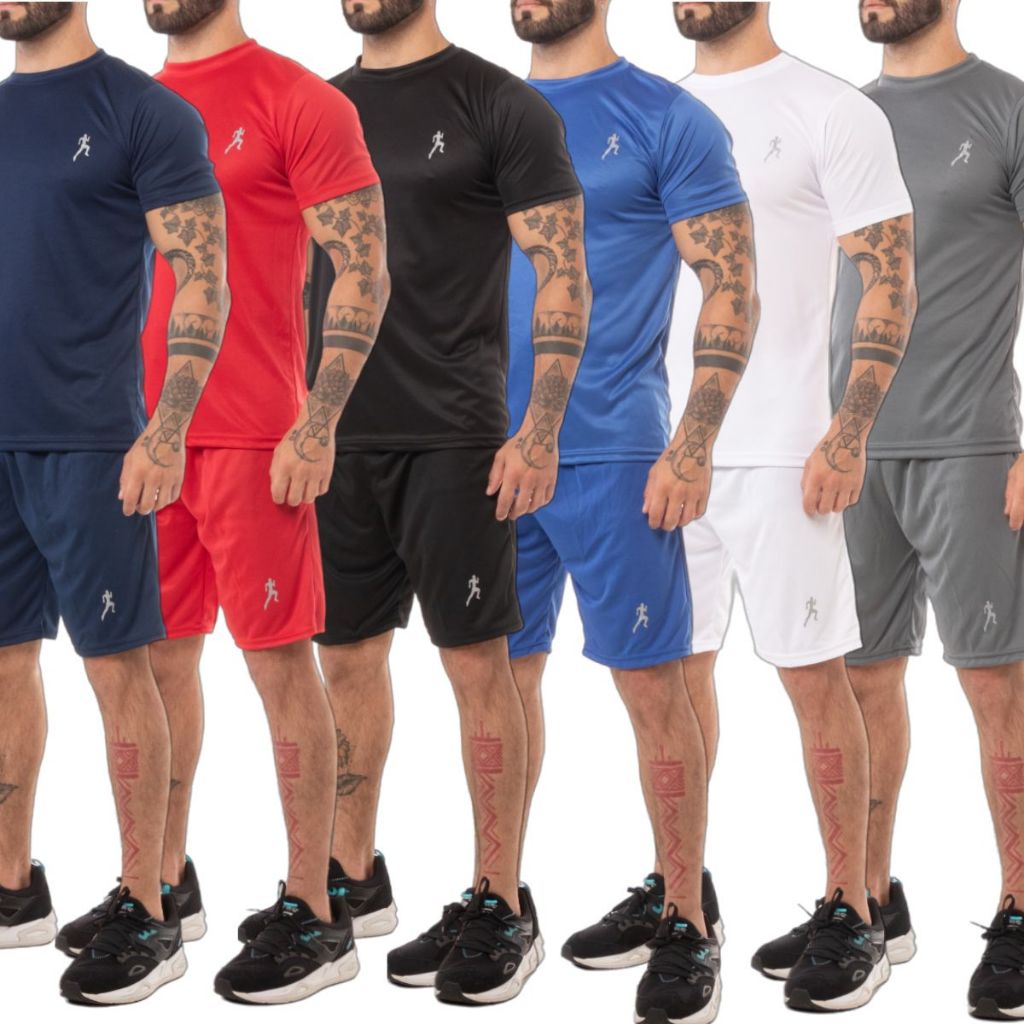 Kit 6 Camisetas Camisas Masculinas Academia Esportiva Treino em Oferta na Shopee