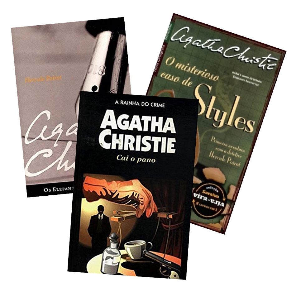 Livro Cai o Pano - O Misterioso Caso de Styles - o Caso do Hotel Bertram - Agatha Christie - novo