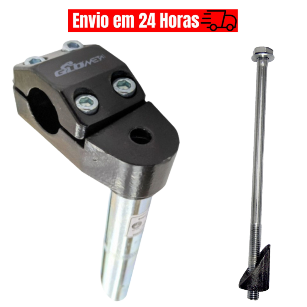 Mesa Suporte de Guidão Bike Cross 21.1 Alumínio 4 Parafusos Preto Vermelho Azul Parafuso Caneta Expander Bicicleta em Oferta na Shopee