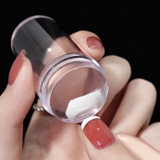 Carimbo De Unha Silicone Transparente Nailart Para Francesinha