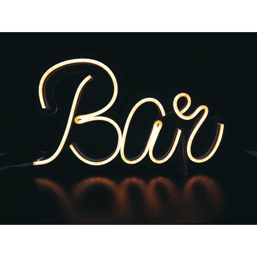 Palavra Decorativa Painel Luminoso Led Neon Bar - Luminária Bar