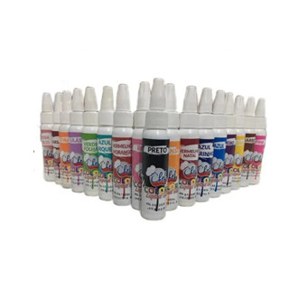 Kit com 10 Corante Gel 25g