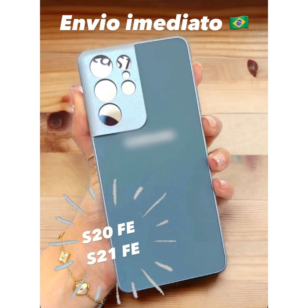 Capa Capinha Galaxy para celular Samsung S20 FE / S21 FE Acrílico Colorida
