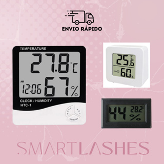 Higrômetro Medidor de Umidade e temperatura Branco em Oferta na Shopee