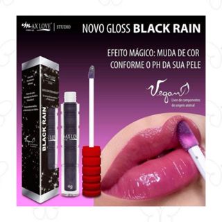Gloss Efeito Mágico Black Rain MaxLove