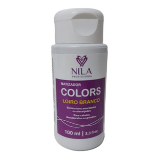 Nila Colors Matizador Loiro Branco 100ml