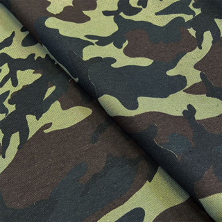 Tecido Sarja Estampa Camuflado Exercito 1m x 1,60m
