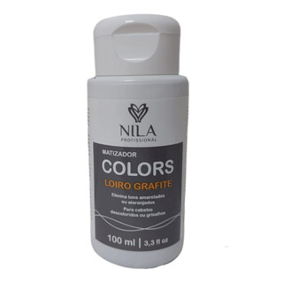 Nila Colors Matizador Loiro Grafite 100ml em Oferta na Shopee