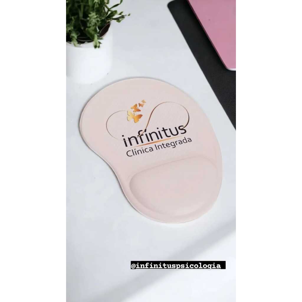 Mouse Pad Personalizado com apoio modelo gota e modelo retangular em Oferta na Shopee