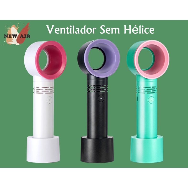 Ventilador Portátil Sem Hélice Recarregável Para Secagem de Cílios em Oferta na Shopee