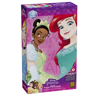 Quebra Cabeça de 150 Peças Princesas - Grow 2164