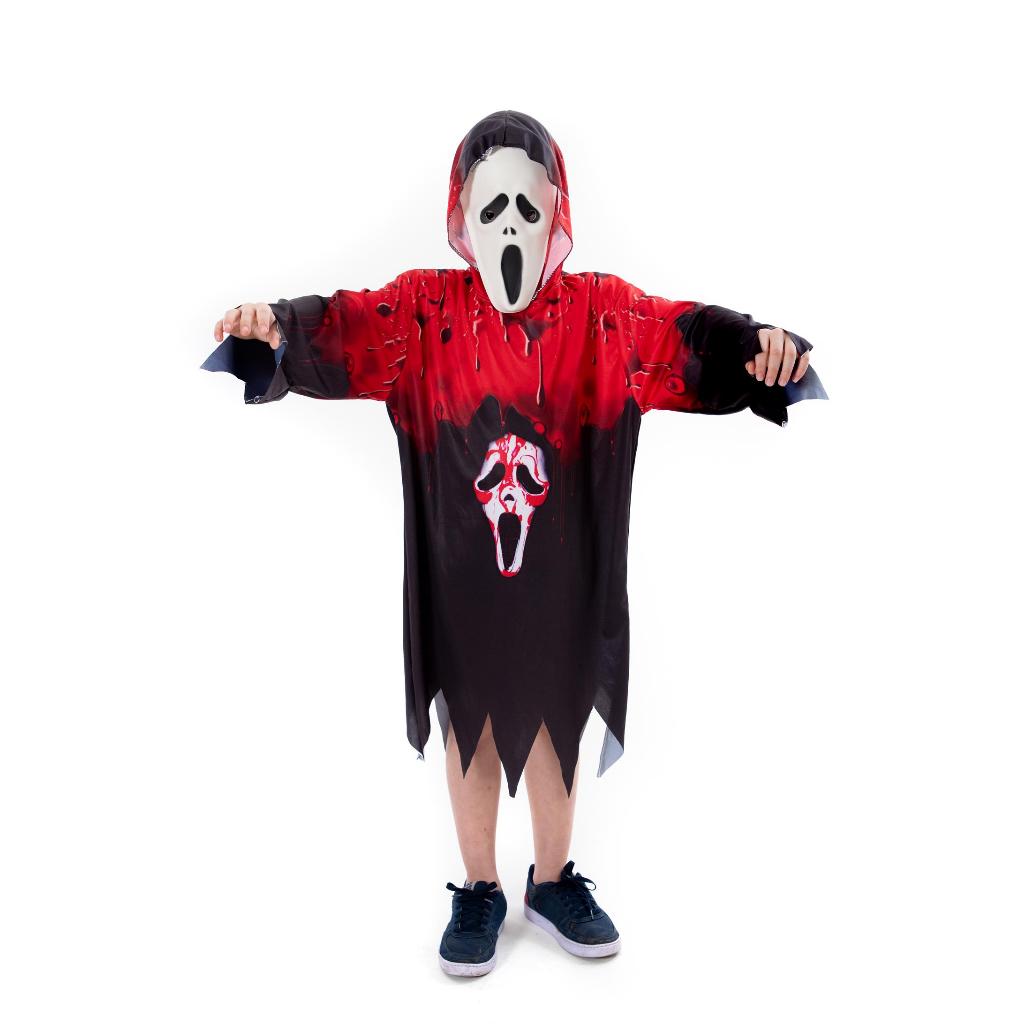 Fantasia Panico Sangue Halloween Infantil , Fantasia Menino dia das Bruxas , Cosplay Infantil Happy Halloween