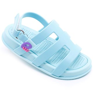 Sandália Infantil Plugt Menina Azul Blogueirinha Confortável Leve Tiras Macias Antiderrapante em Oferta na Shopee