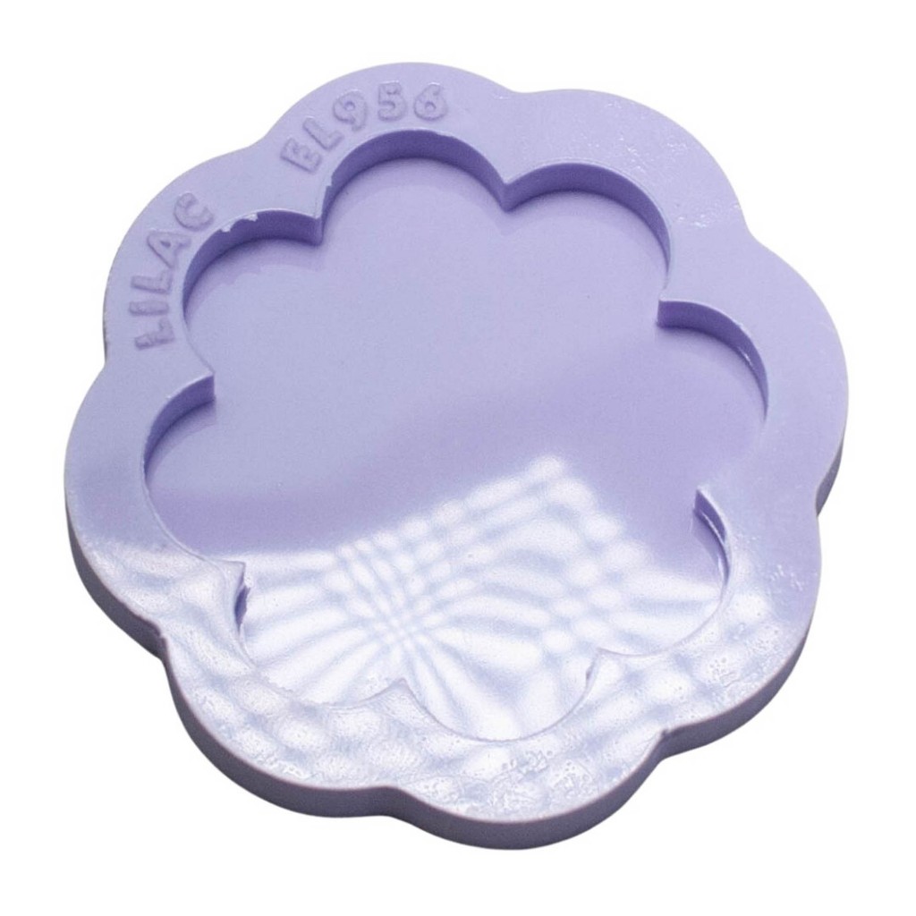 Molde de Silicone para Resina Tag escalope - 1 cavidade (5 cm)