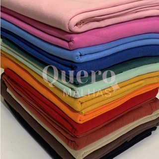 1 KG de Retalho em Meia Malha 100% Algodão e Malha PV - 3 metros por kg em Oferta na Shopee