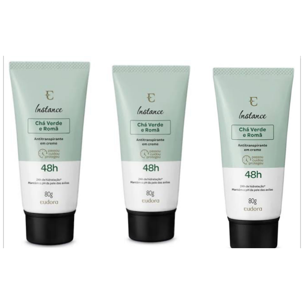 KIT Eudora Desodorante Creme ou Roll On Instance   (ESCOLHA) MAIS VENDIDO. em Oferta na Shopee