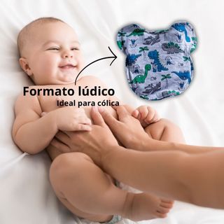 Bolsa Térmica com Sementes Compressa Quente e Fria Alívio de Cólica Bebê e Adulto