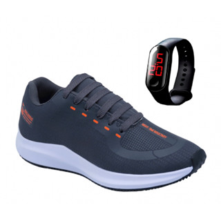 Tenis masculino esportivo leve masculino envio imediato + relogio