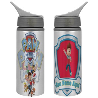 Garrafinha De Água Escolar Infantil 600ml Patrulha Canina