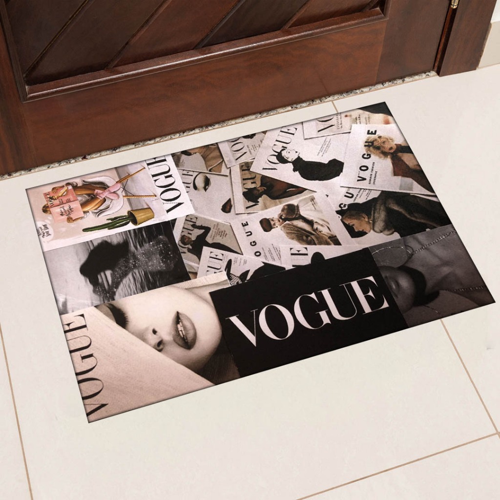 Tapete de Porta Estampa Revista Vogue 40x60