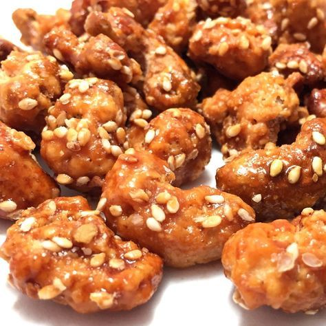 Castanha de Caju Caramelizada com Gergelim Crocante 1kg