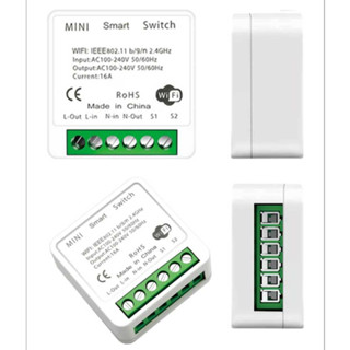 Mini interruptor inteligente wifi 16a Tuya, Smart life
