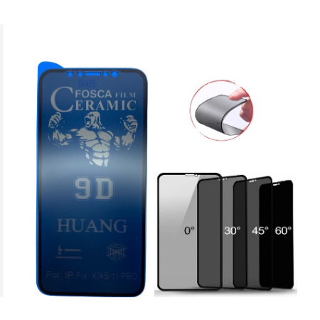 Película Privativa Cerâmica Fosca Anti-Spy Flexível Hidrogel Para Samsung A72/A80, A71/A73, M51/M52, M53/M54/M62, S10 LITE, M21/M30, S23, S23 FE, S23 PLUS, S21,S21 FE, S21 PLUS, M34, NOTE 10 LITE