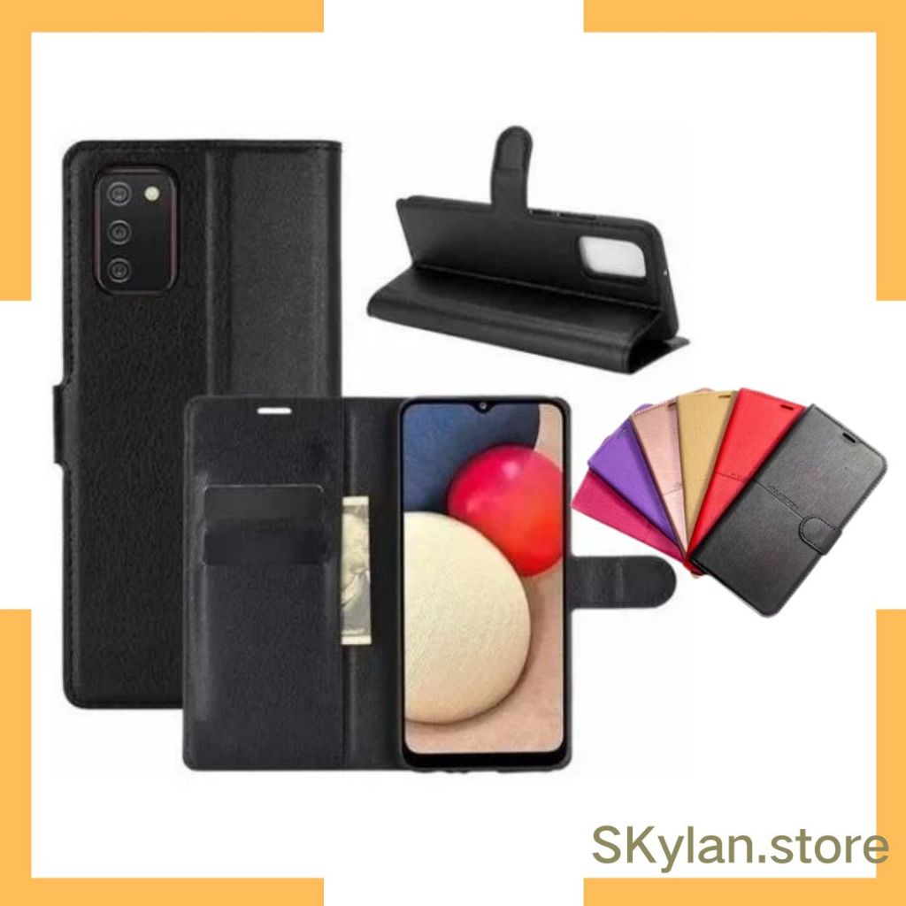 Capa Carteira filp cover Couro Sintetico compatível Samsung A01/A01Core/A02/A02S/A03/A03S/A03Core/A10/A10s