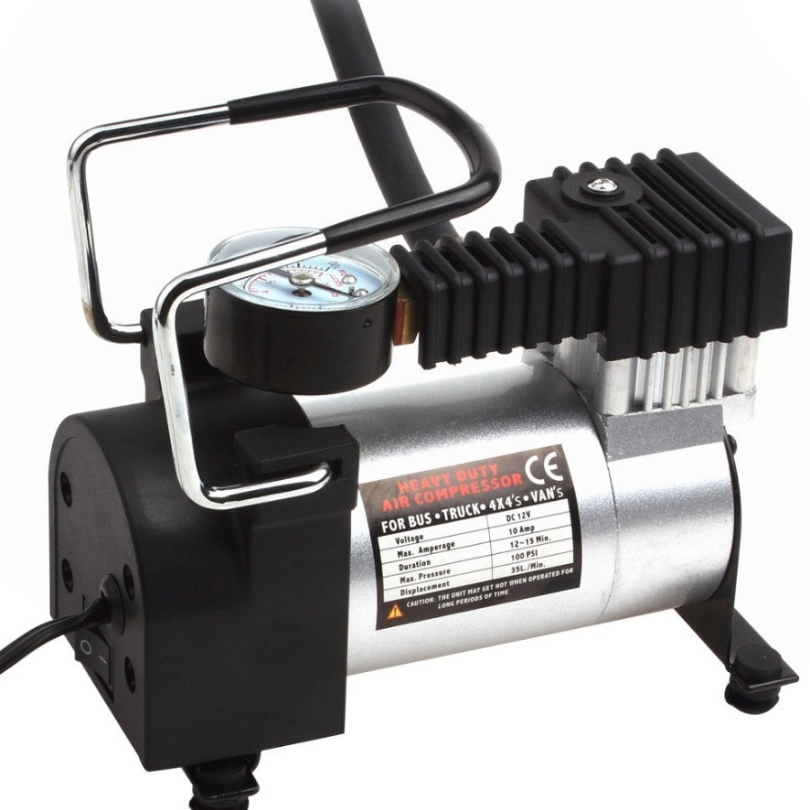 Compressor De Ar Veicular Carro Caminhão Van Ônibus DC 12V em Oferta na Shopee