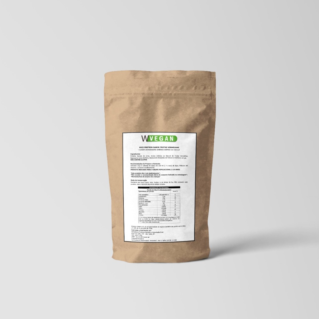 RICE PROTEIN 500g - PROTEINA VEGETAL WVEGAN