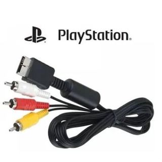 Cabo AV Compativel PlayStation E 3, PS1, PS2, PS3 Audio, Video, Rca Video Game
