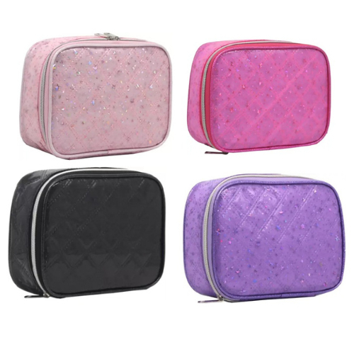 Estojo Escolar Box Feminina Grande Estrelas Juvenil Brilhante Simples Reforçado Super Lindo em Oferta na Shopee