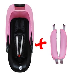 Capota e protetor de cinto para bebê conforto em 7 cores diferentes