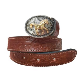 Cinto de Couro Legítimo infantil Masculino com Fivela Country em Oferta na Shopee