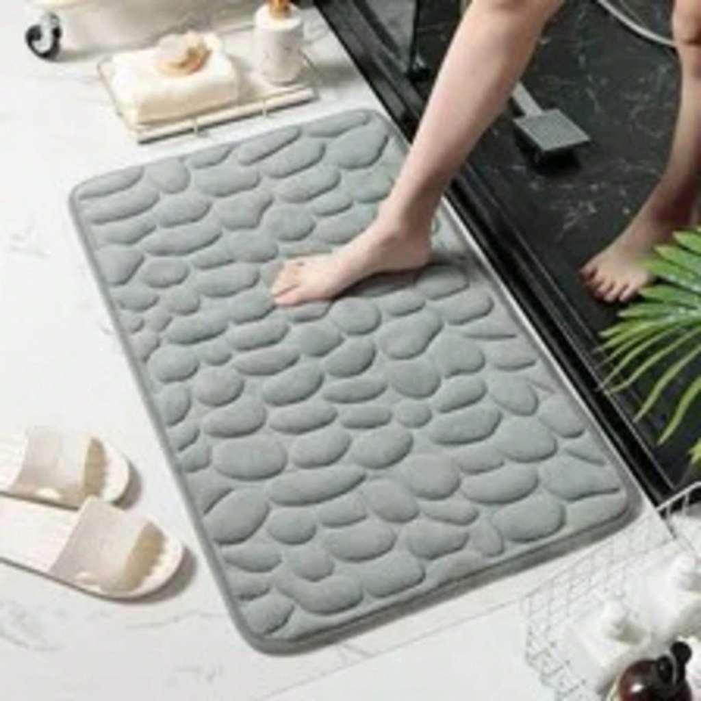 Tapete absorvente macio de microfibra antiderrapante para cozinha ou banheiro e quarto