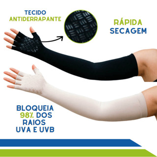 Luva Extra Longa de Proteção Solar FPU50+ Antiderrapante - Cód. LV-012 - Par - Flambé