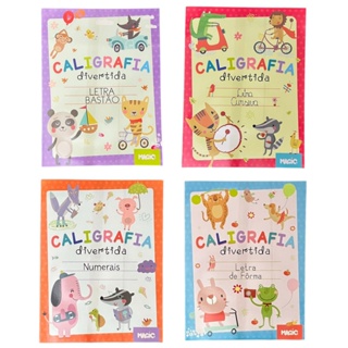 Livro de Caligrafia Divertida em Oferta na Shopee