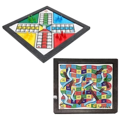 Jogo Educativo Tabuleiro Ludo E Sobe Desce Pequeno 24x24cm - Dutati